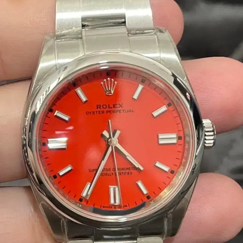 OYSTER PERPETUAL 124300 Series（orange）