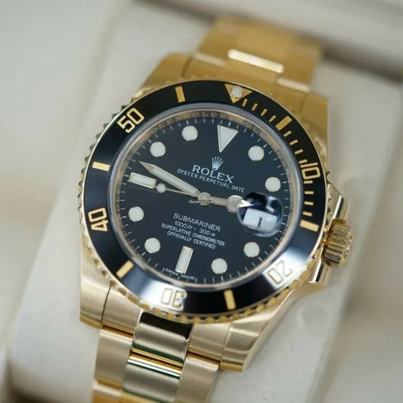 Rolex Submariner 116618LN-97208 black dial watch