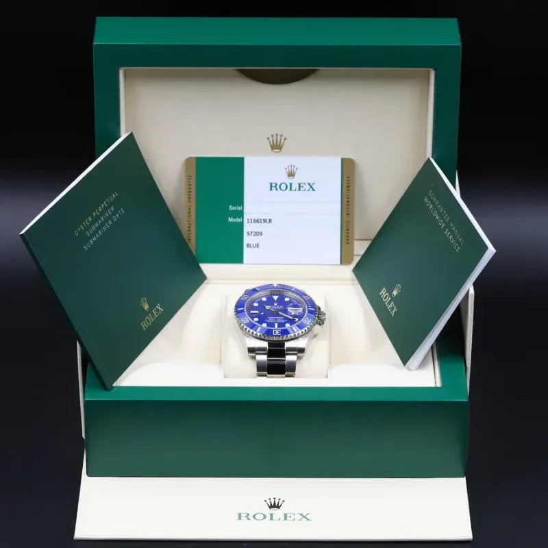 Rolex Submariner 116619LB-97208 Blue dial watch