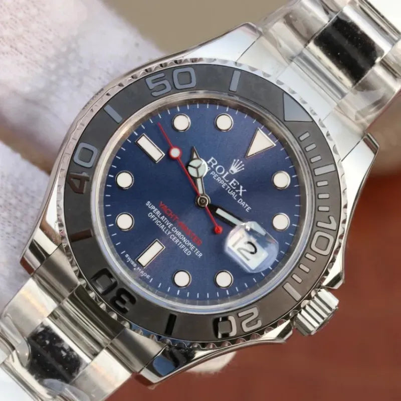 YACHT MASTER 1 ( BLACK & BLUE DIAL ) STAINLESS STEEL 40MM M116622