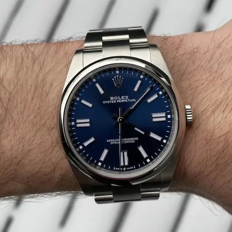 OYSTER PERPETUAL 124300 Series（Blue table）