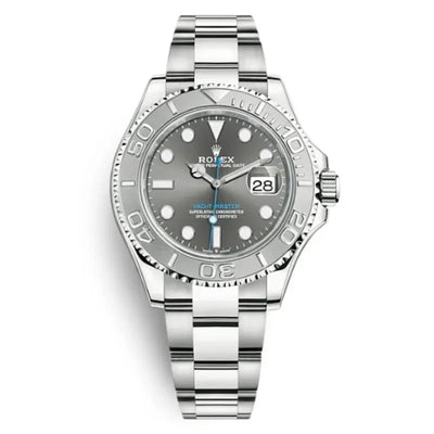 YACHT MASTER 1 PURE SILVER STAINLESS STEEL MULTIPLE DIAL 40MM