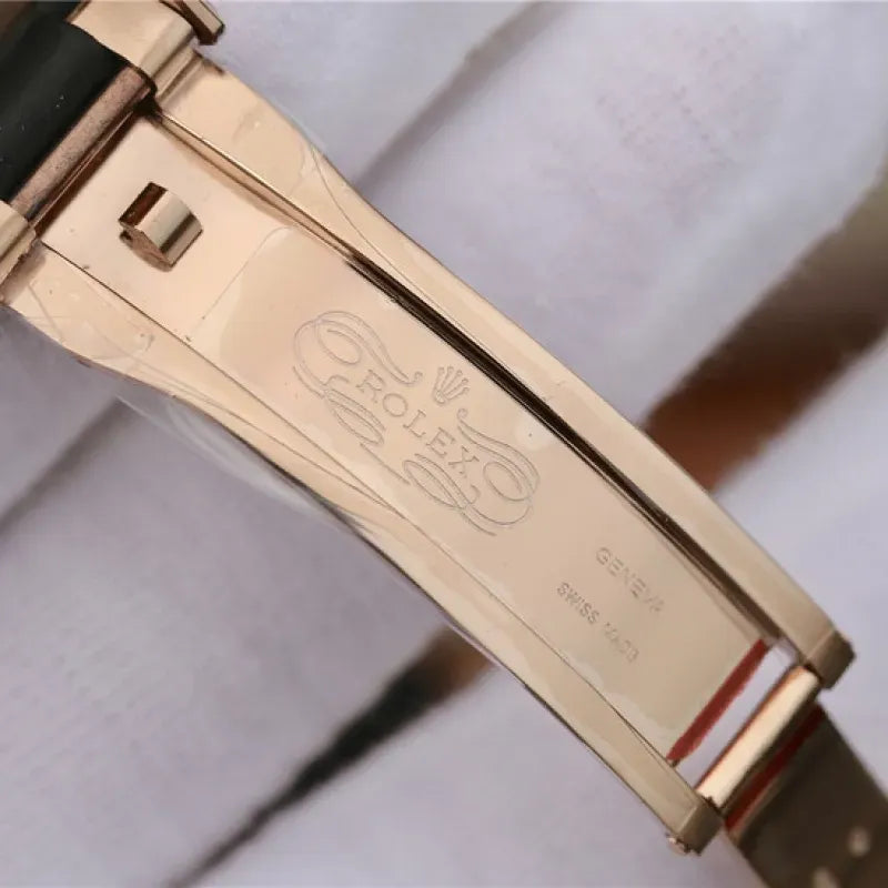 YACHT MASTER 1 GOLDEN DIAMOND BEZEL BLACK DIAL 40MM