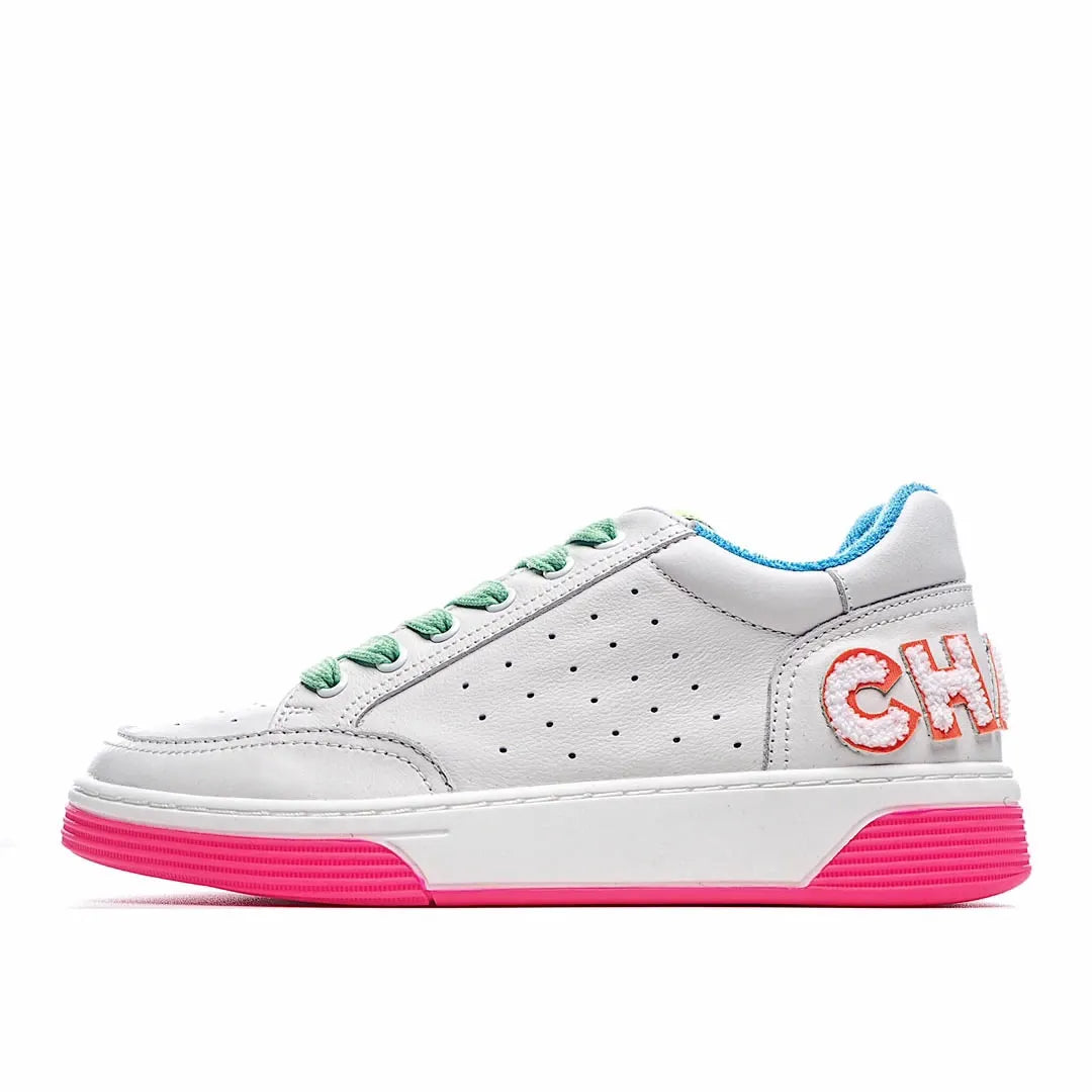 Chanel women's casual shoes pink