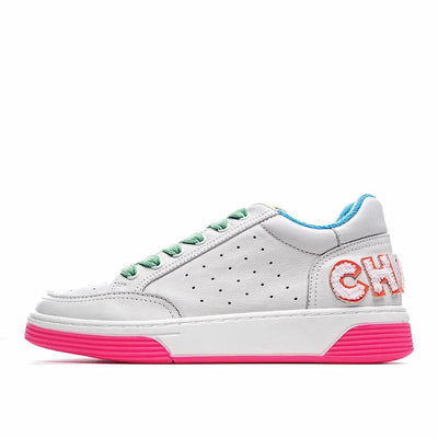 Chanel women's casual shoes pink