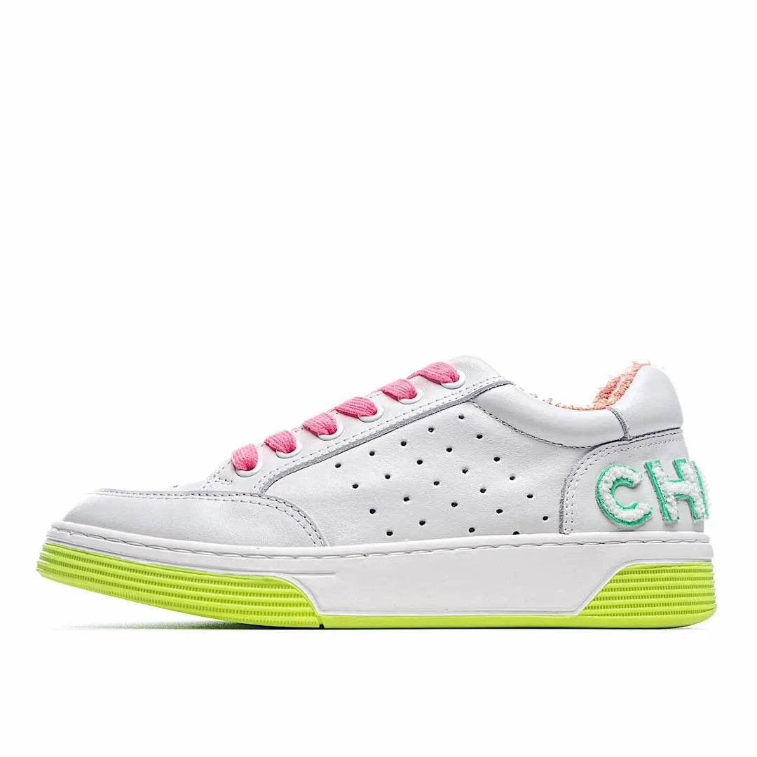 Chanel women's casual shoes yellow