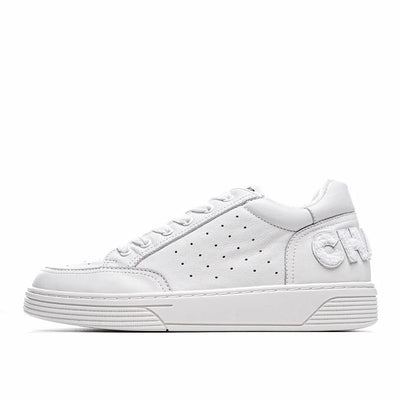Chanel women's casual shoes white