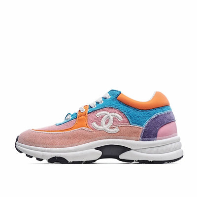CHANEL Classic Sneakers Casual Shoes blue jeans