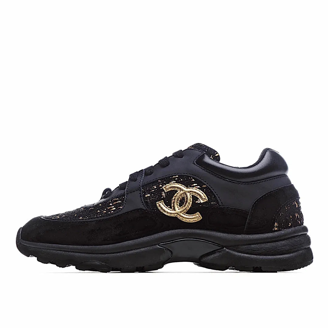 CHANEL Classic Sneakers Casual Shoes black