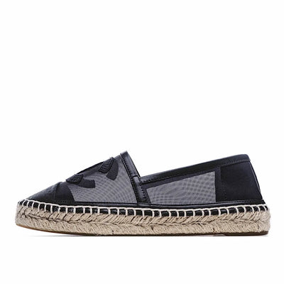 CHANEL ESPADRILLES black