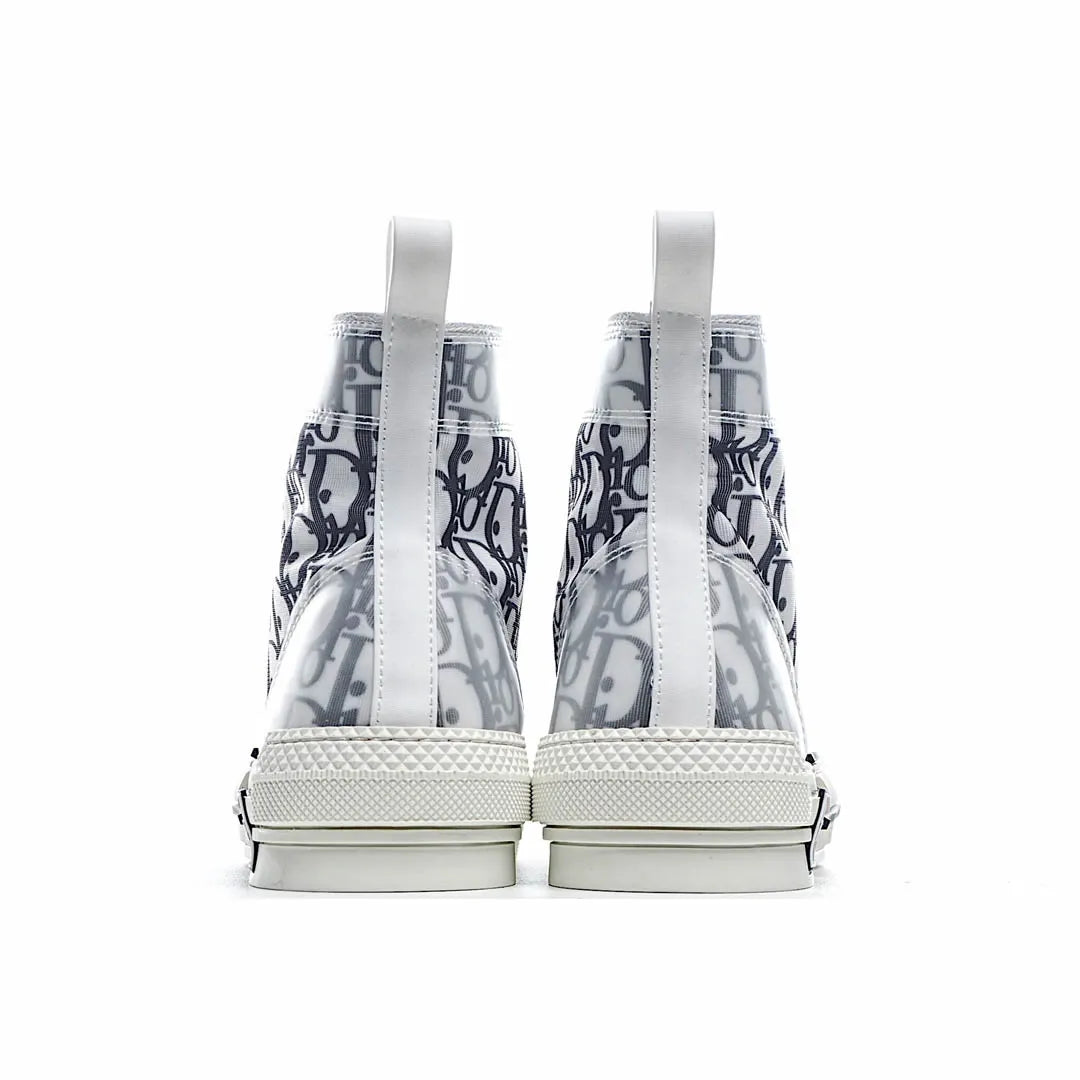 Dior B23 Oblique Slip-on Low Top Sneakers Sheer Print Sneakers