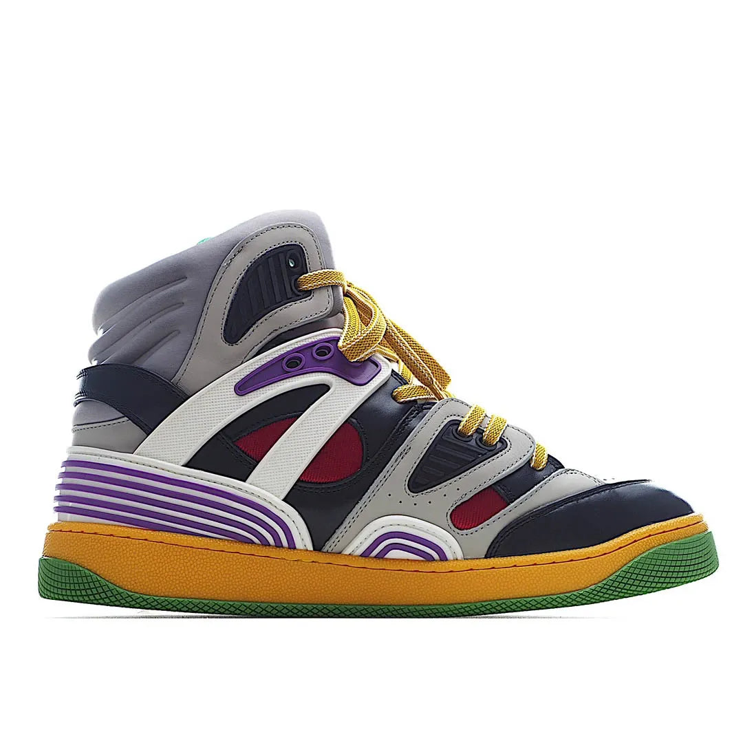 Gucci 20S Basket High Top Vintage Sneakers