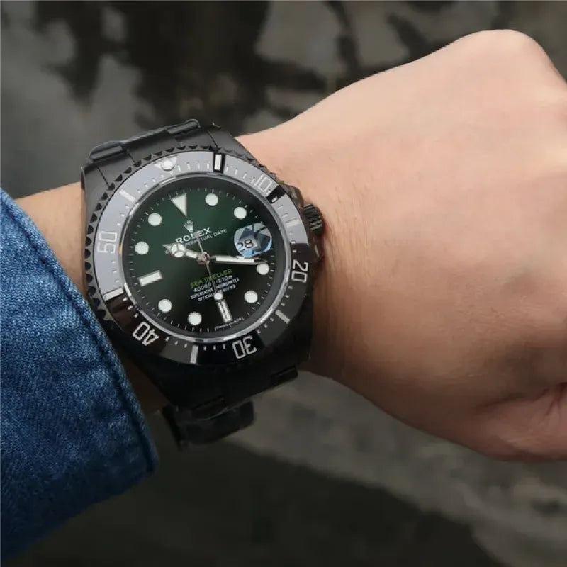 SEA DWELLER FULL BLACK MULTIPLE DIAL COLOR OPTIONS 43MM