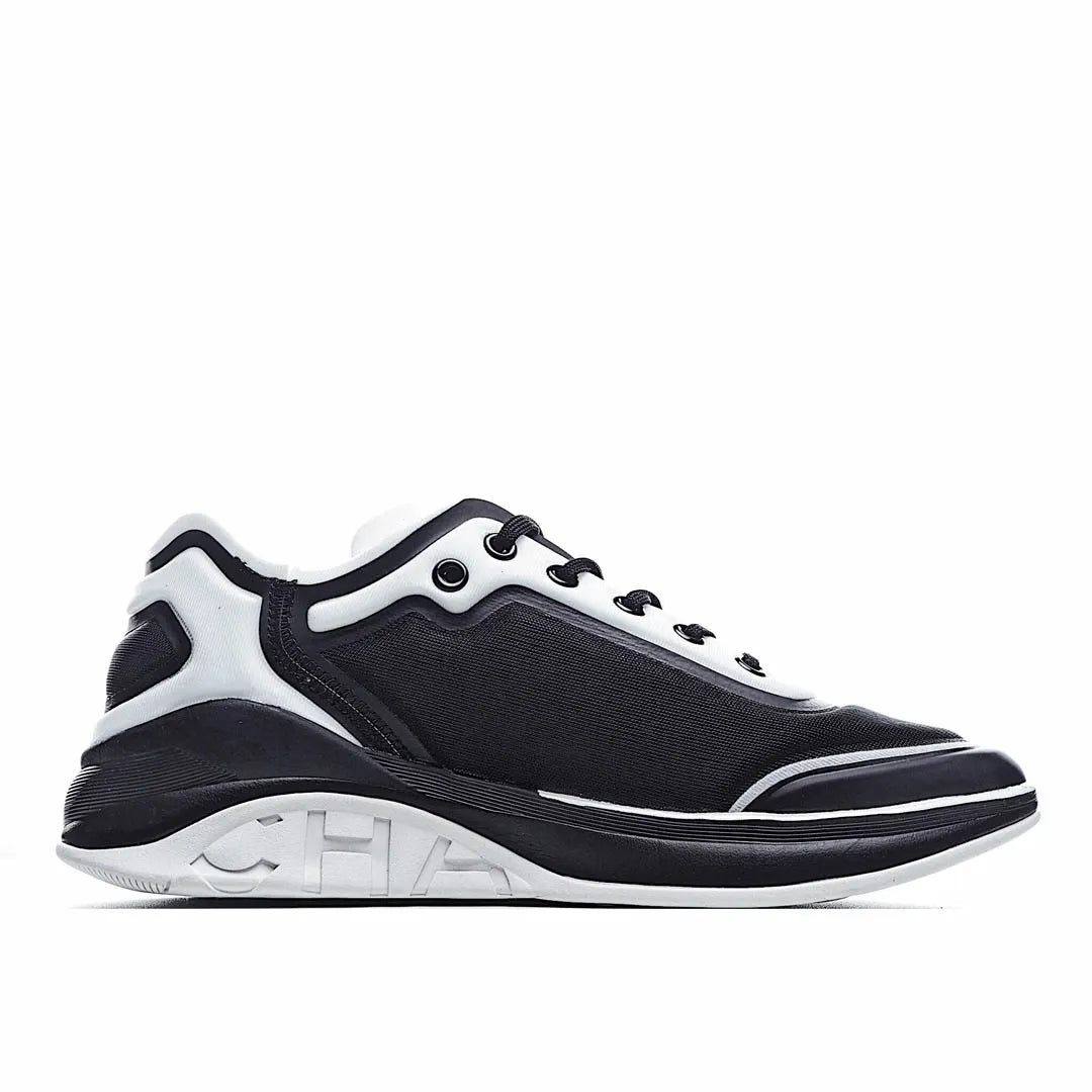 CHANEL Classic Sneakers Casual Shoes black white