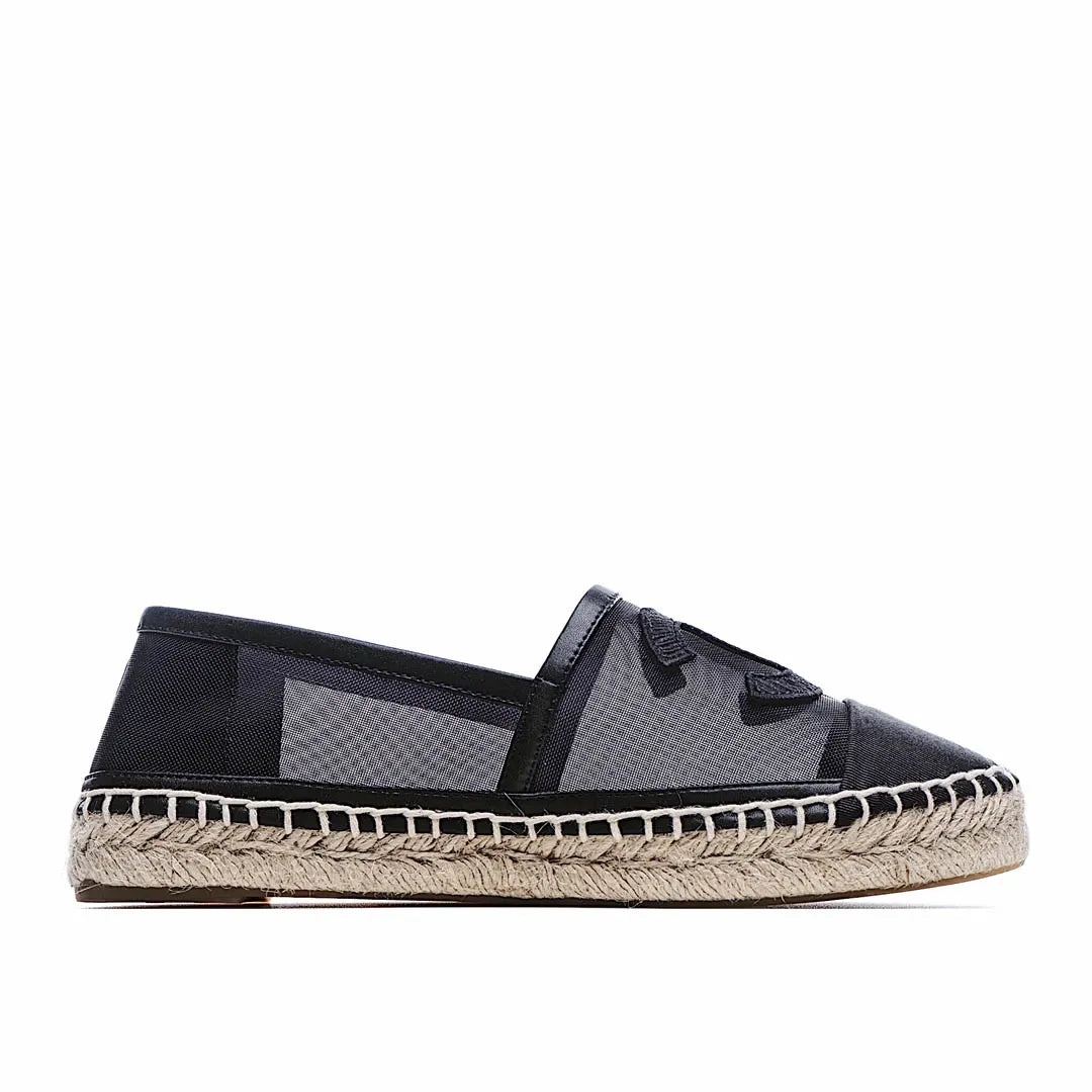 CHANEL ESPADRILLES black