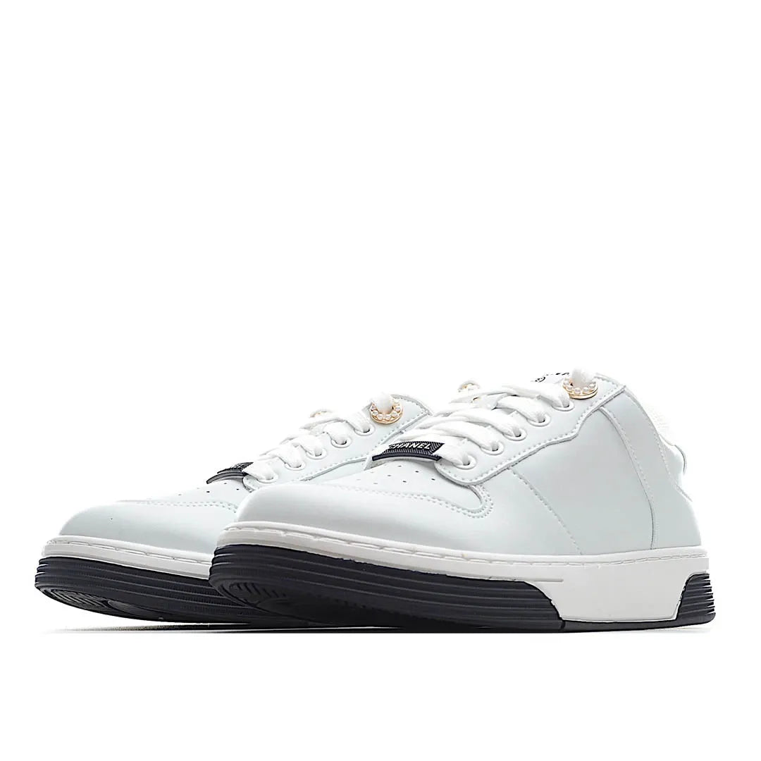 Chanel women's casual shoes white sol