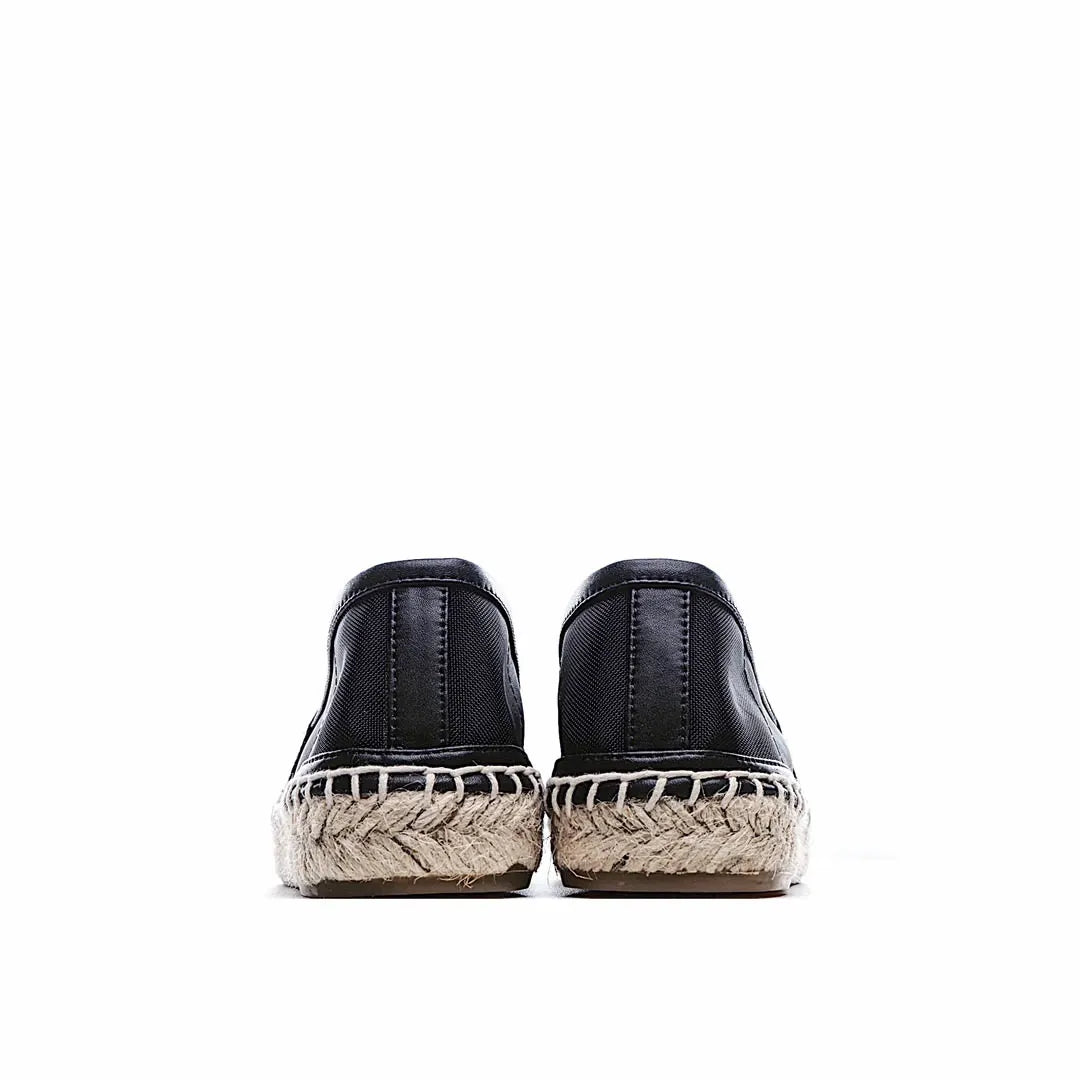 CHANEL ESPADRILLES black