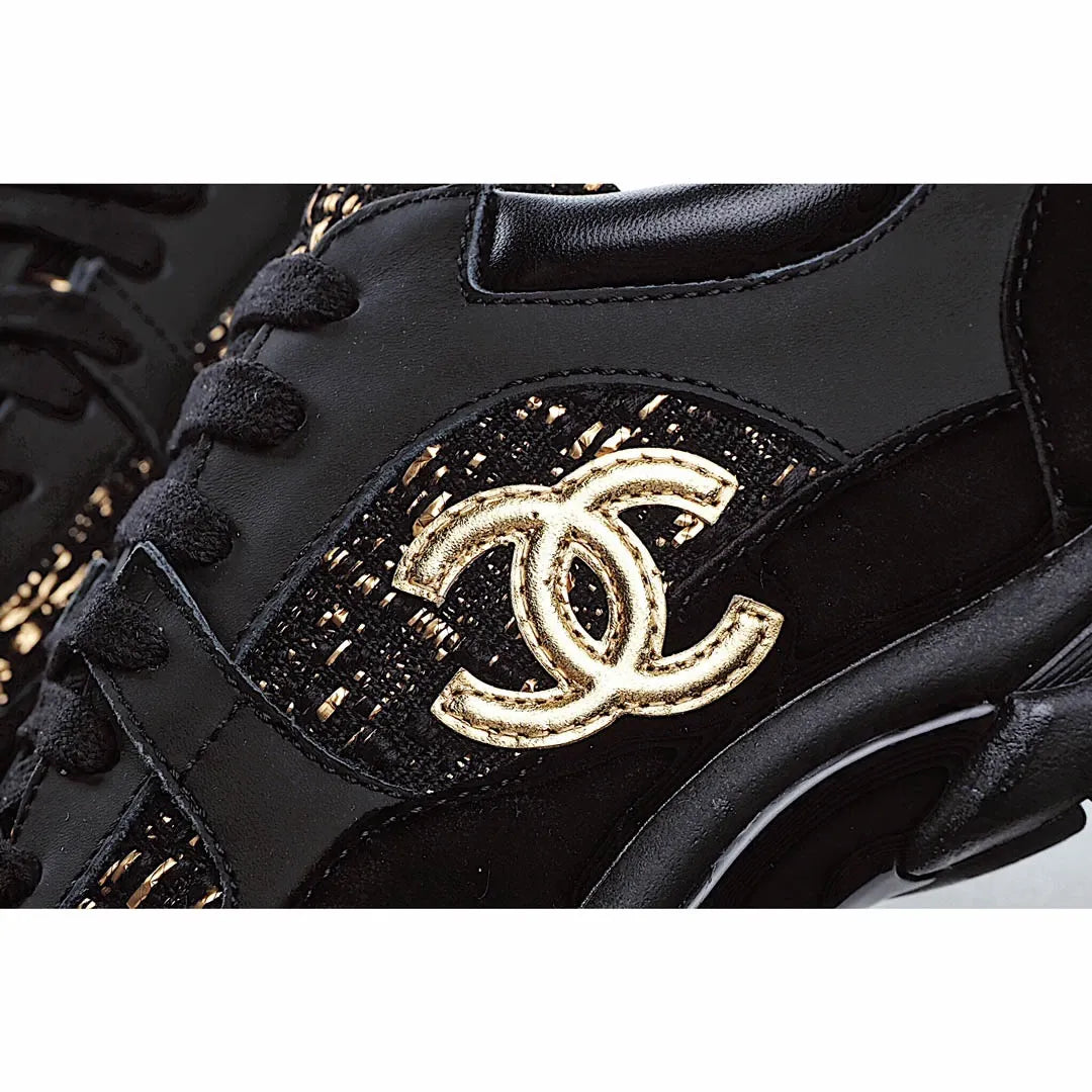 CHANEL Classic Sneakers Casual Shoes black