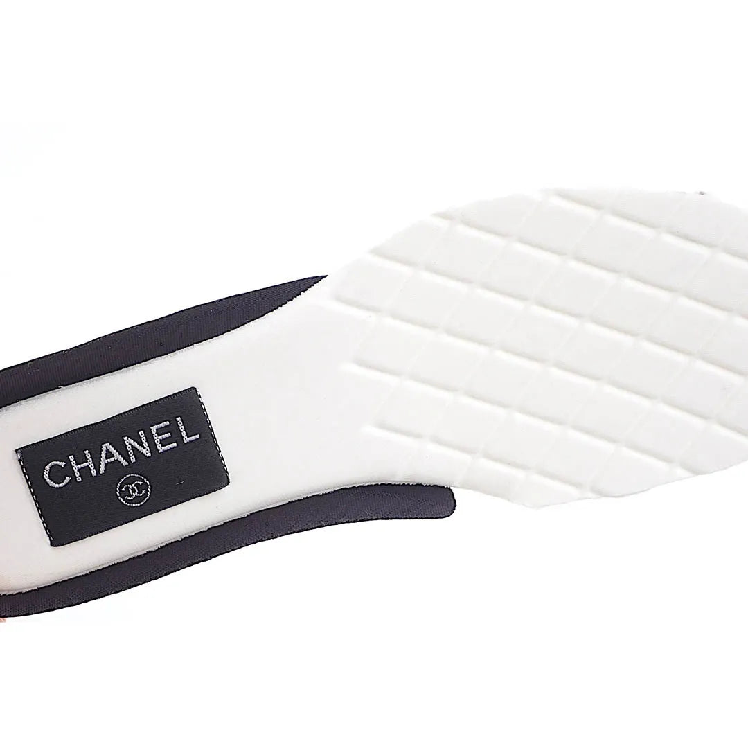 Chanel women's casual shoes black white