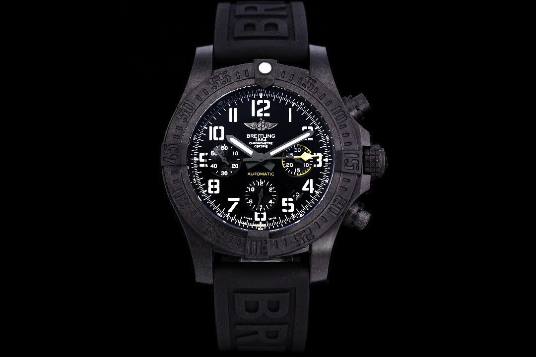 Breitling Avenger Hurricane Automatic Chronograph | All-Black Breitlight