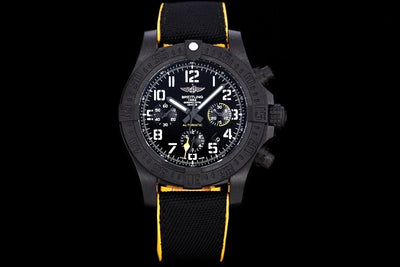 Breitling Avenger Hurricane Automatic Chronograph | Black Breitlight & Yellow Accents