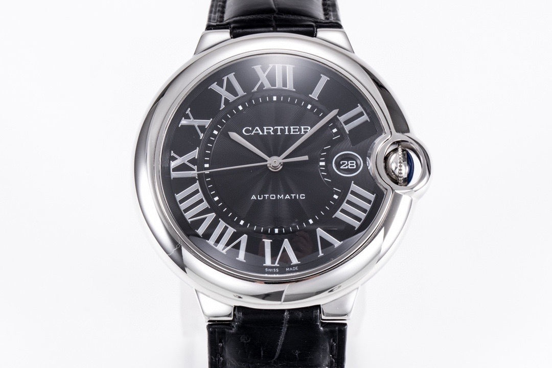 Cartier Ballon Bleu with Black Guilloché Dial
