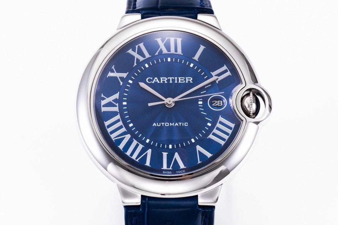 Cartier Ballon Bleu with Blue Dial and Roman Numerals