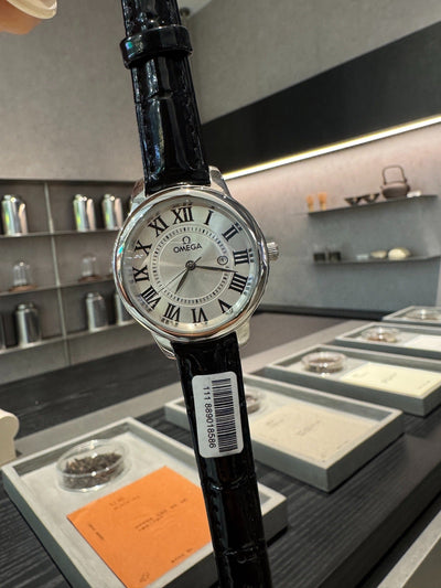 Omega De Ville Ladymatic with Roman Numerals and Date