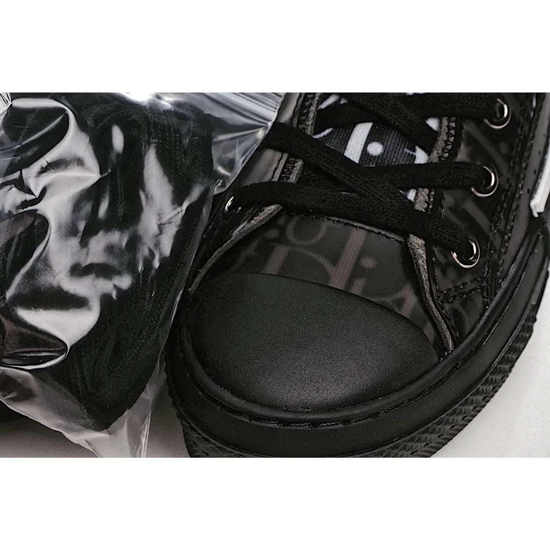 Dior B23 Oblique Slip-on Low Top Sneakers Sheer Print Sneakers