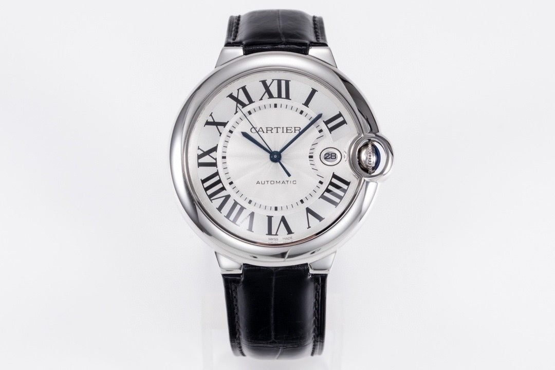 Cartier Ballon Bleu with Silver Dial and Roman Numerals