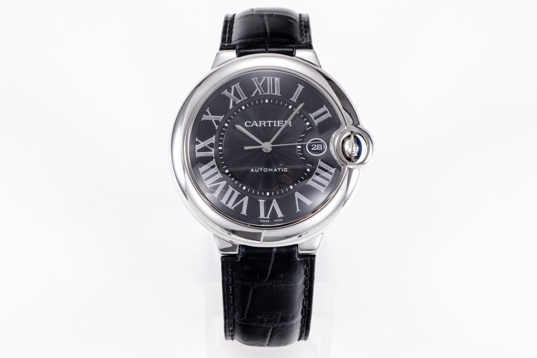 Cartier Ballon Bleu with Black Guilloché Dial