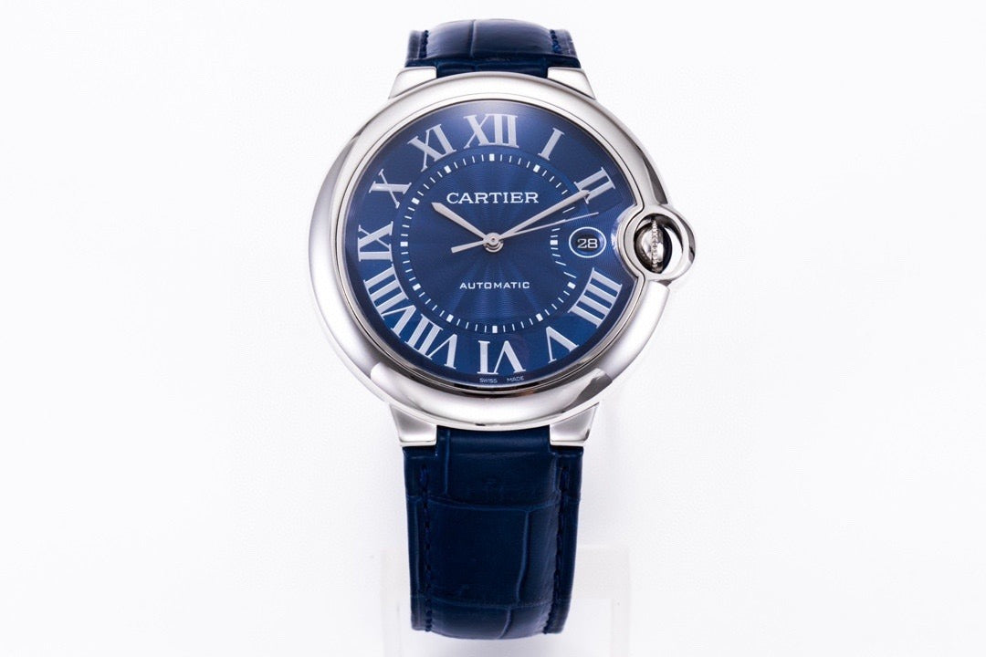 Cartier Ballon Bleu with Blue Dial and Roman Numerals
