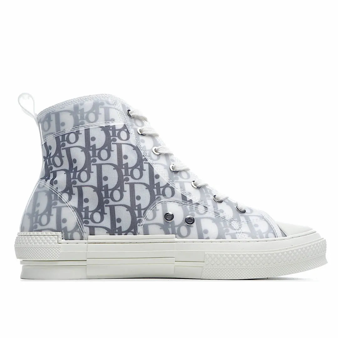 Dior B23 Oblique Slip-on Low Top Sneakers Sheer Print Sneakers