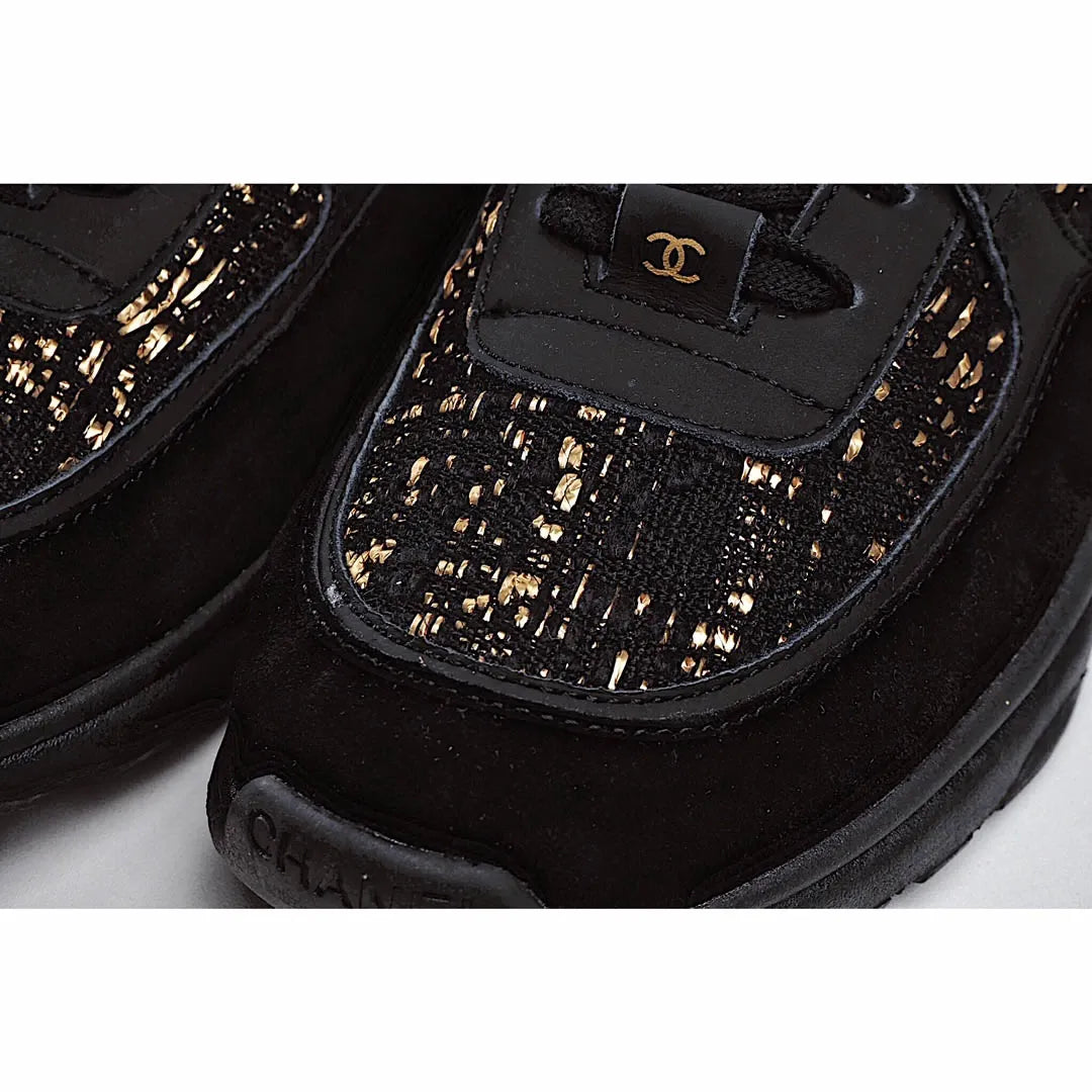 CHANEL Classic Sneakers Casual Shoes black