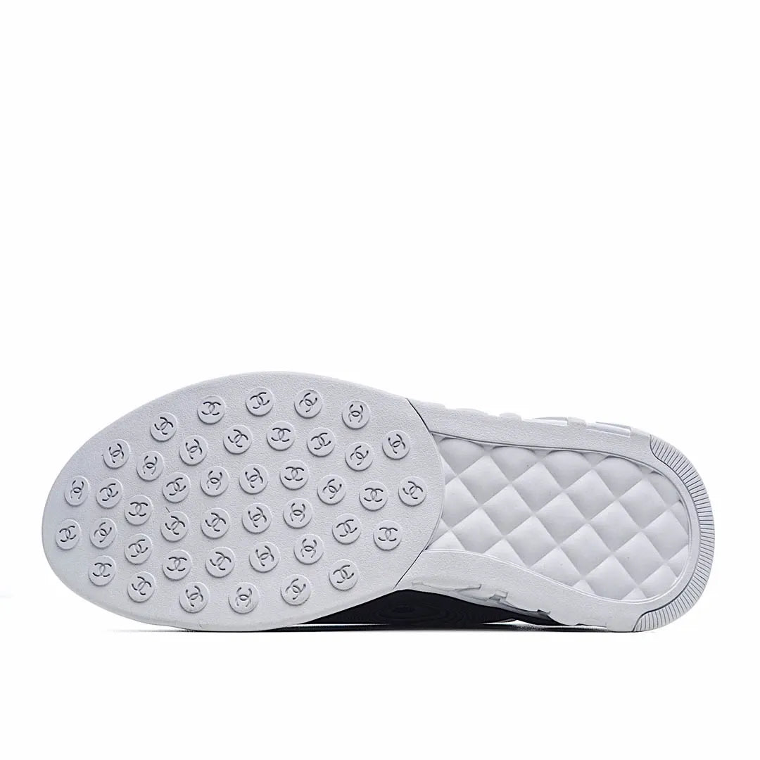 CHANEL Classic Sneakers Casual Shoes black white