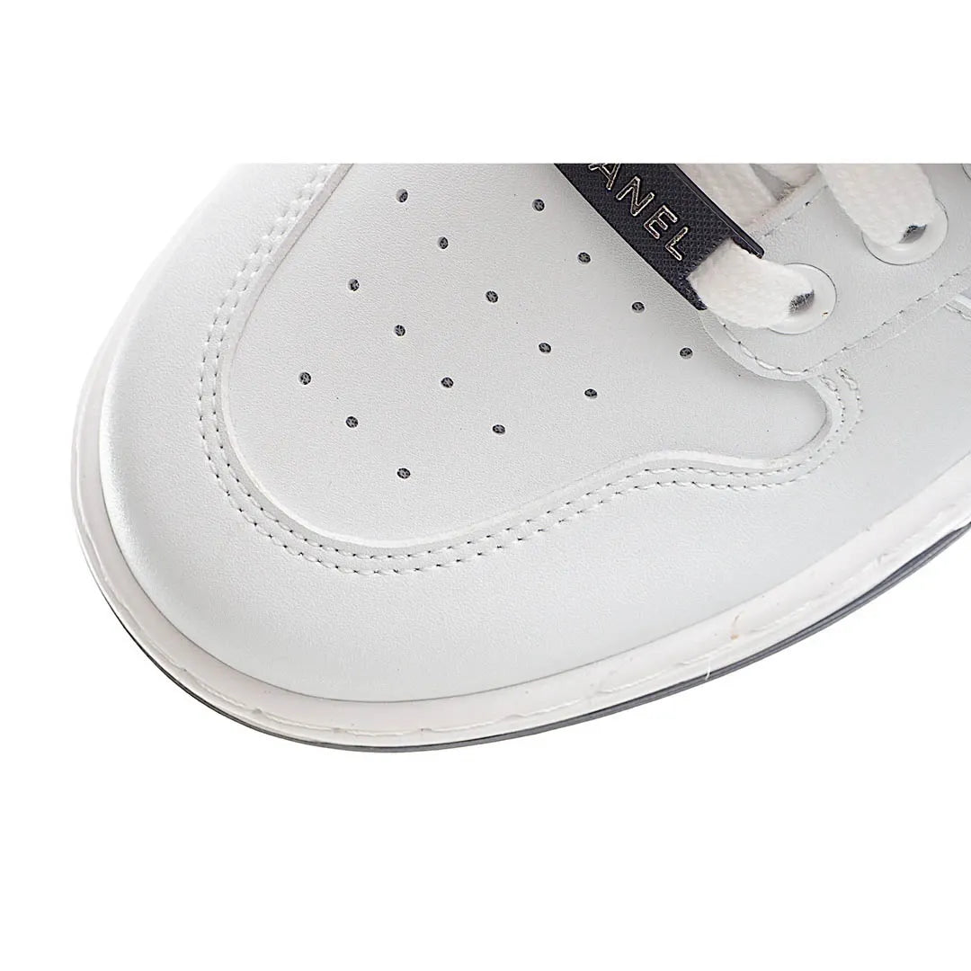 Chanel women's casual shoes white sol