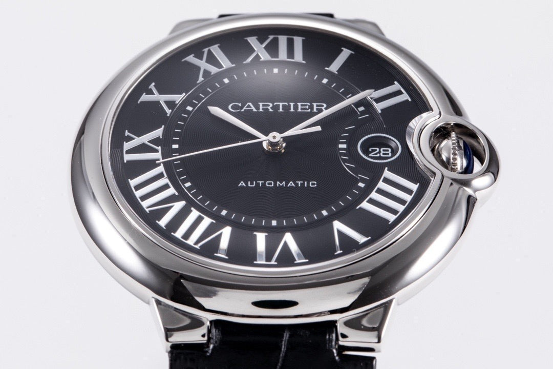 Cartier Ballon Bleu with Black Guilloché Dial