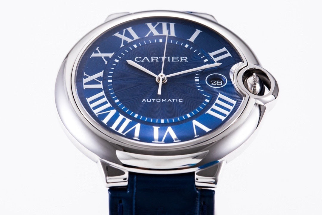 Cartier Ballon Bleu with Blue Dial and Roman Numerals