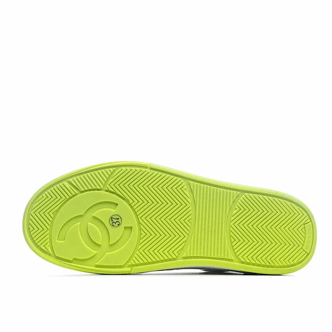 Chanel women's casual shoes yellow