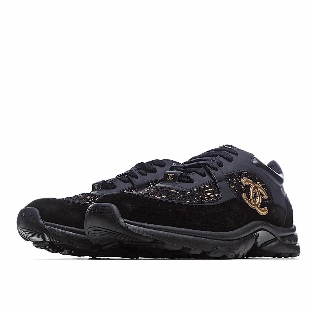 CHANEL Classic Sneakers Casual Shoes black