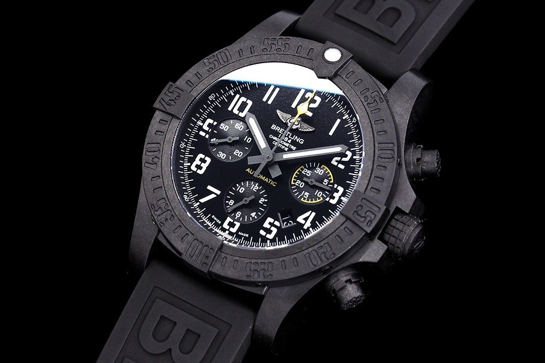 Breitling Avenger Hurricane Automatic Chronograph | All-Black Breitlight