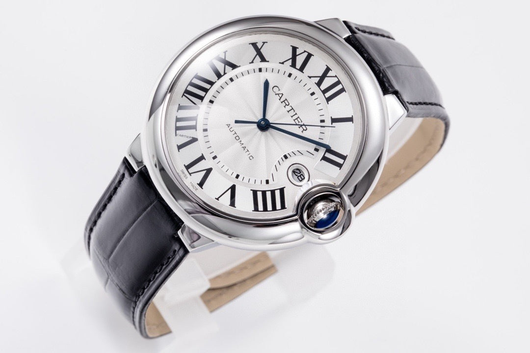 Cartier Ballon Bleu with Silver Dial and Roman Numerals