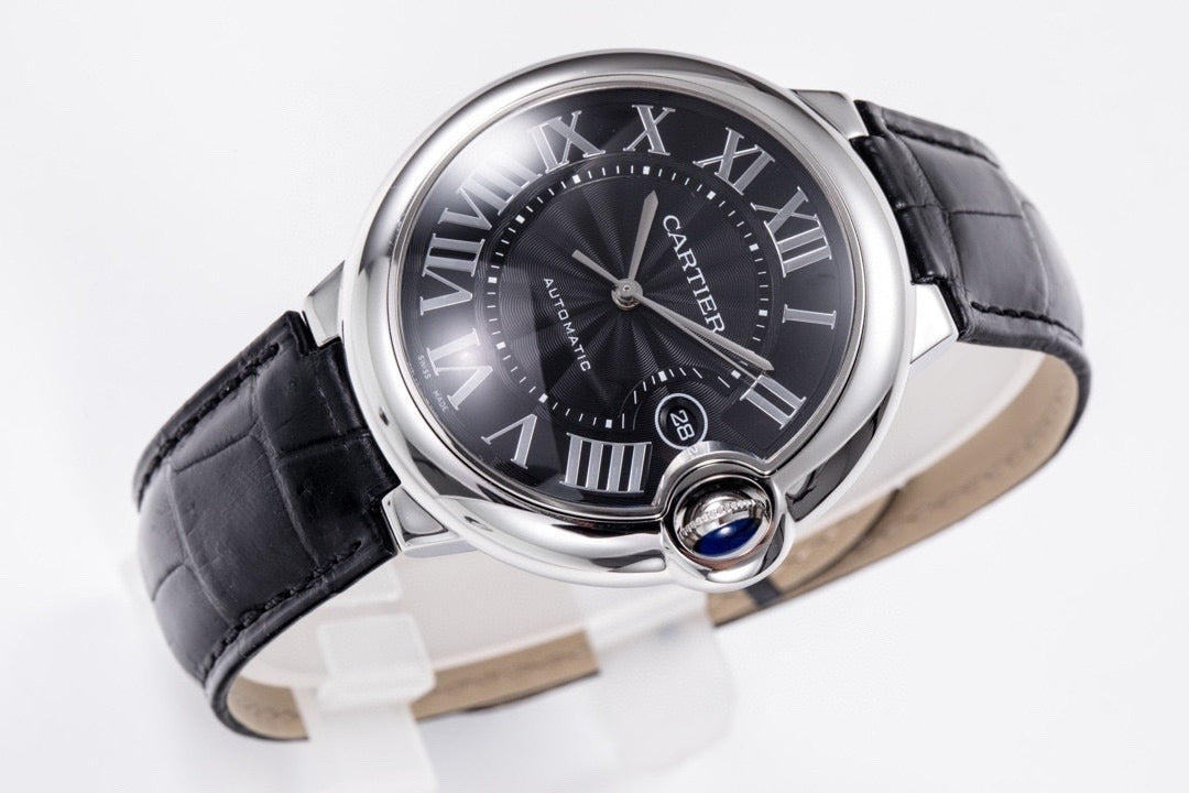Cartier Ballon Bleu with Black Guilloché Dial