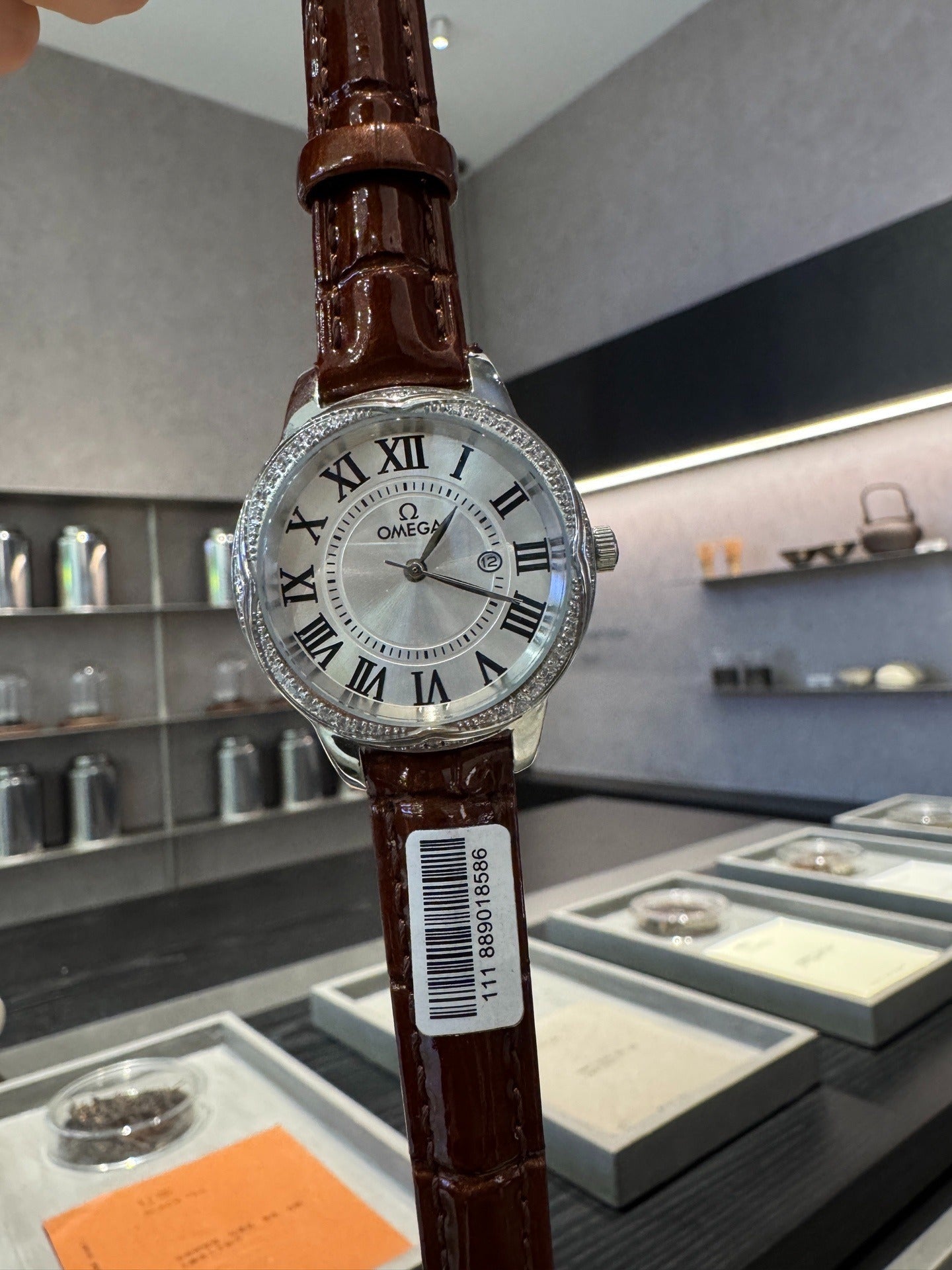 Omega De Ville Ladymatic with Roman Numerals and Date