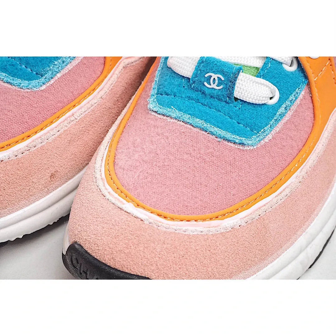 CHANEL Classic Sneakers Casual Shoes blue jeans