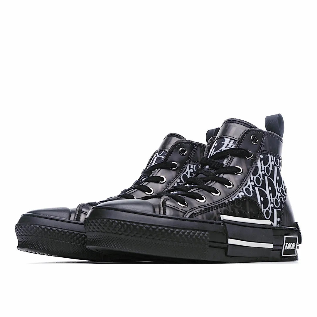 Dior B23 Oblique Slip-on Low Top Sneakers Sheer Print Sneakers