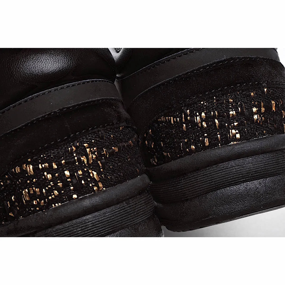 CHANEL Classic Sneakers Casual Shoes black