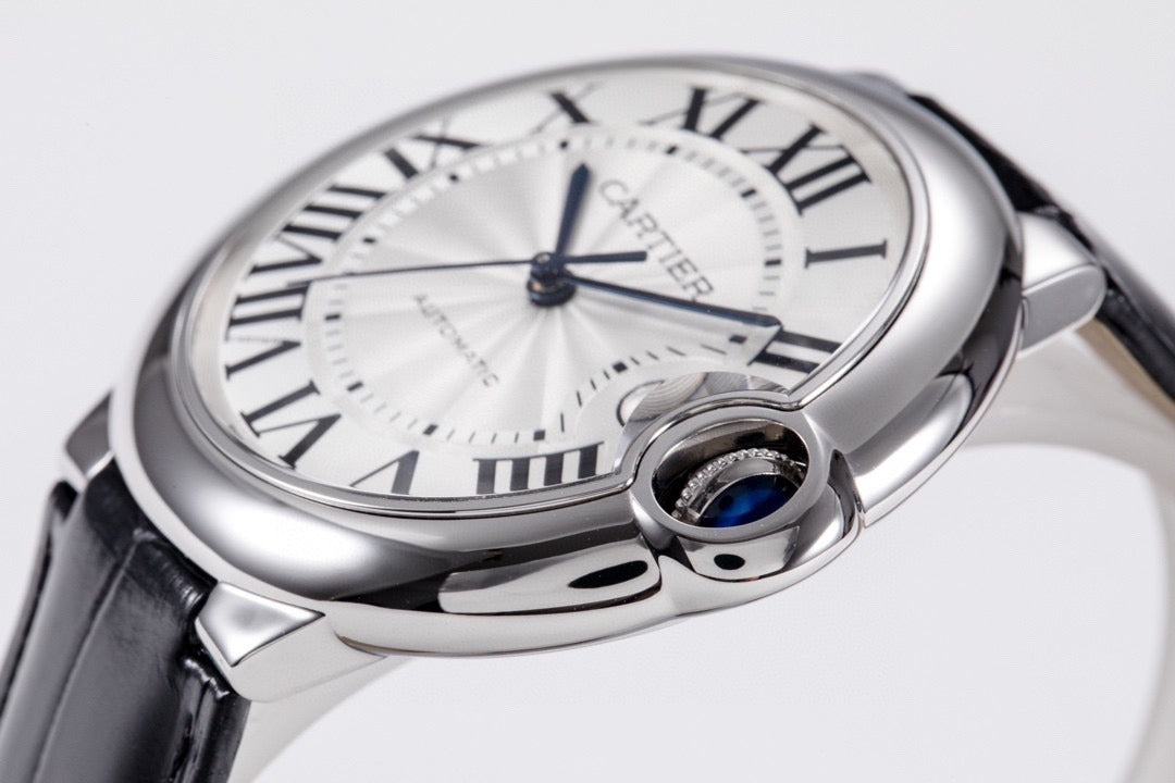 Cartier Ballon Bleu with Silver Dial and Roman Numerals