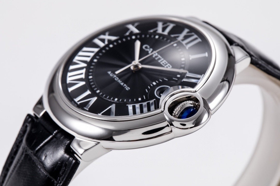 Cartier Ballon Bleu with Black Guilloché Dial