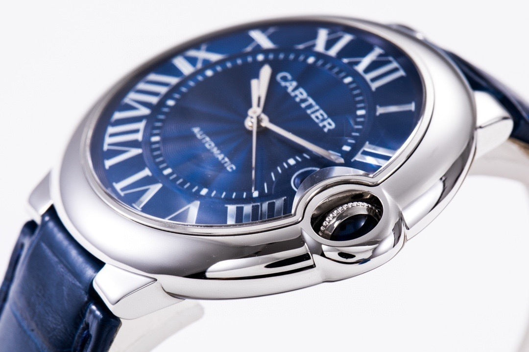 Cartier Ballon Bleu with Blue Dial and Roman Numerals
